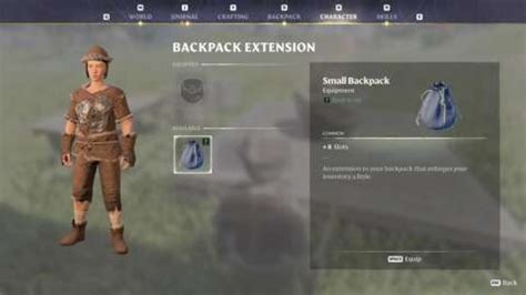 increase backpack size runescape.